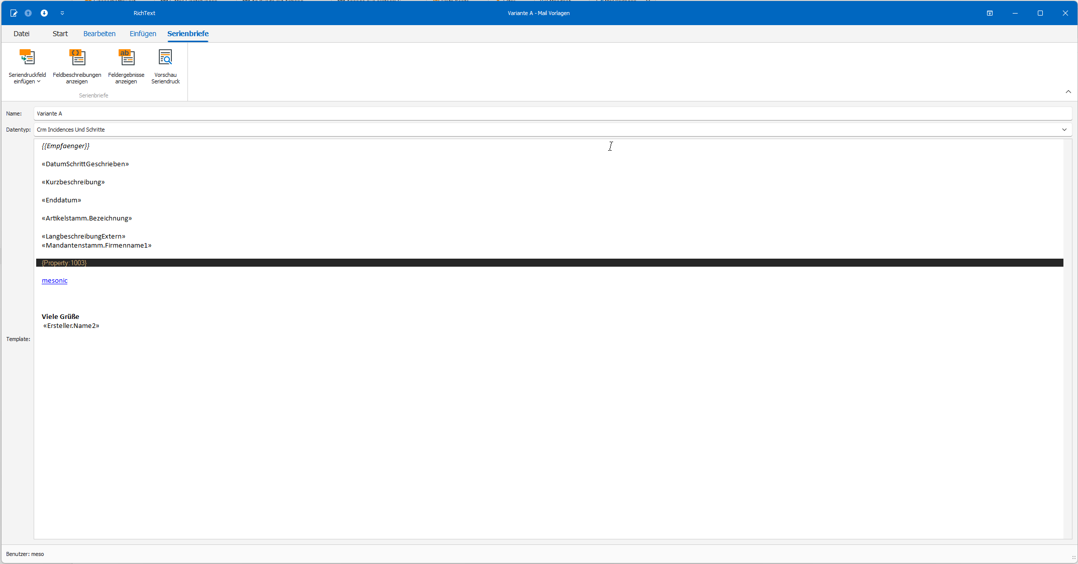 Mail-Template Mail-Template!